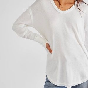 Free People Colby Long Sleeve Oversized Slouchy Tee